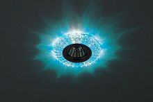 Светильник DK LD2 SL/BL+WH декор cо светодиодной подсветкой (голубой+белый) прозр. | Код. Б0019200 | ЭРА